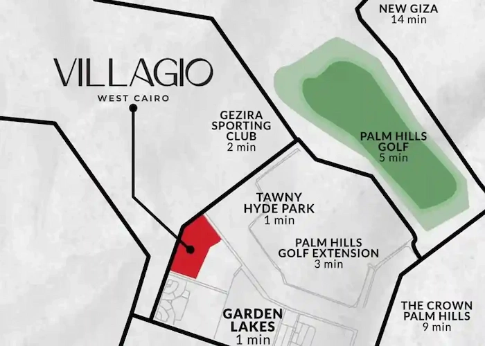 سارع بالحجز في فيلاجيو فلل تبدأ مساحاتها من 520متر